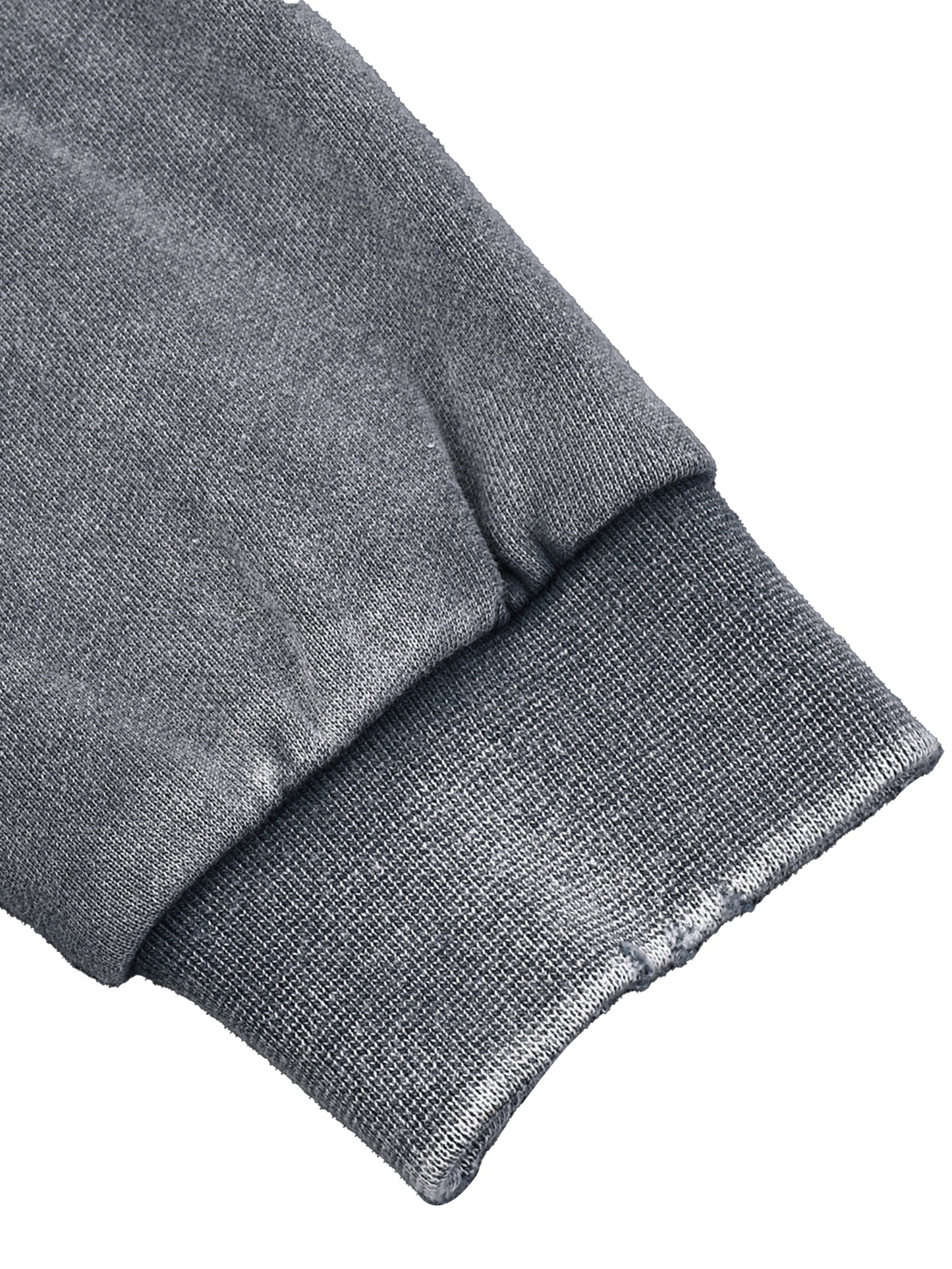 Snow Washed Raw Edge Cropped Sweatshirt - Lost Cause