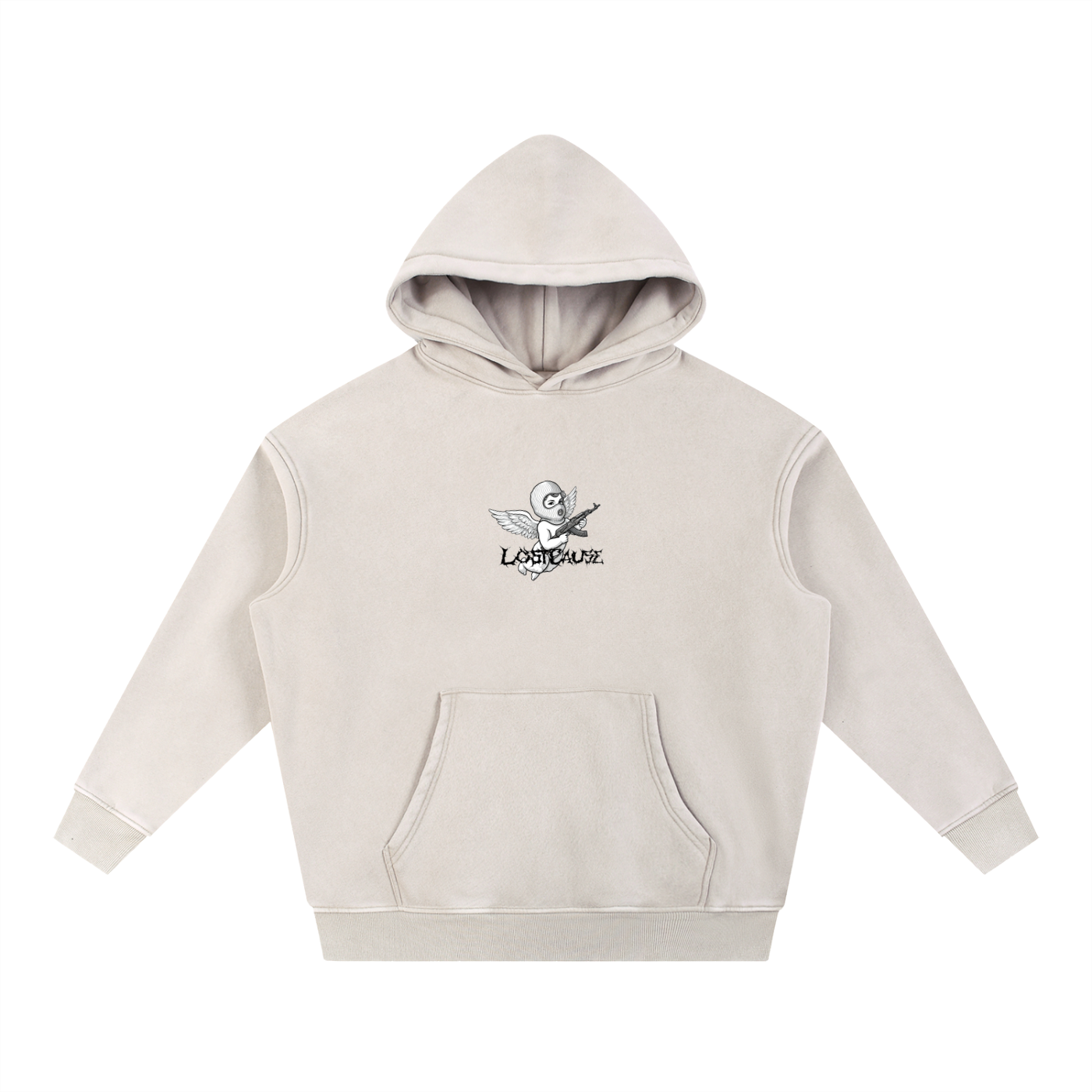 Snow Wash Fleece Oversize Hoodie - FALLEN