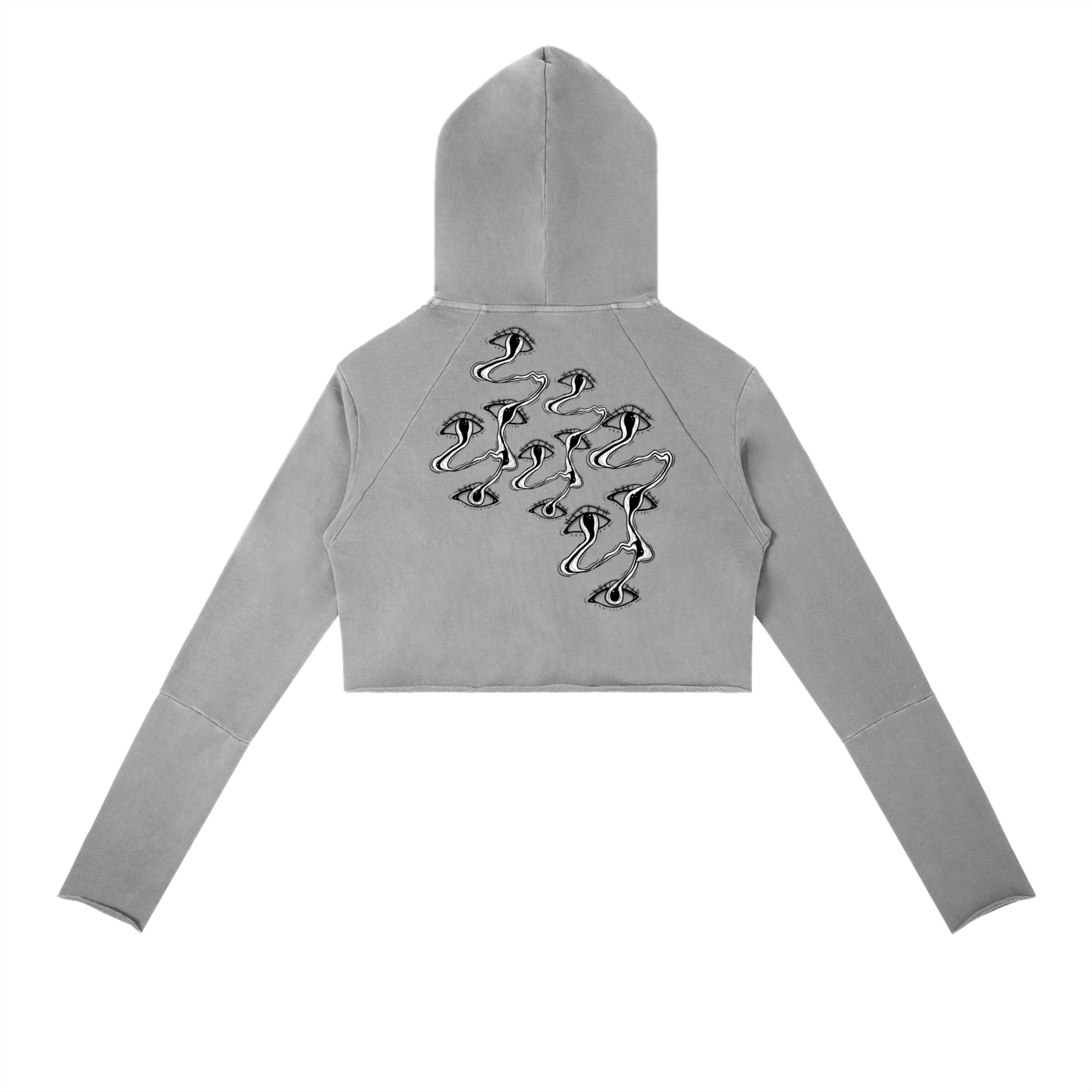 Vintage Washed Raw Edge Hoodie - DRIIP