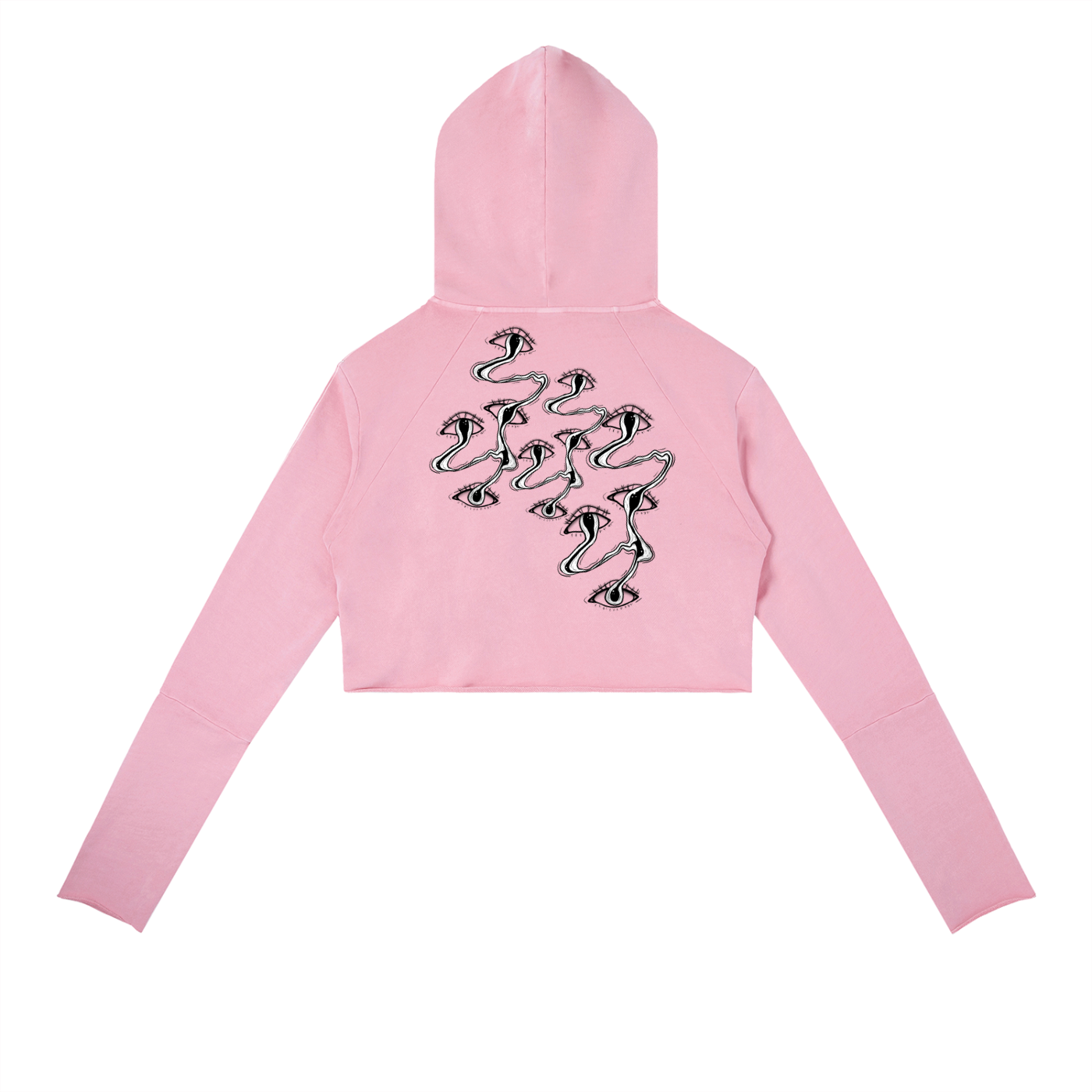 Vintage Washed Raw Edge Hoodie - DRIIP