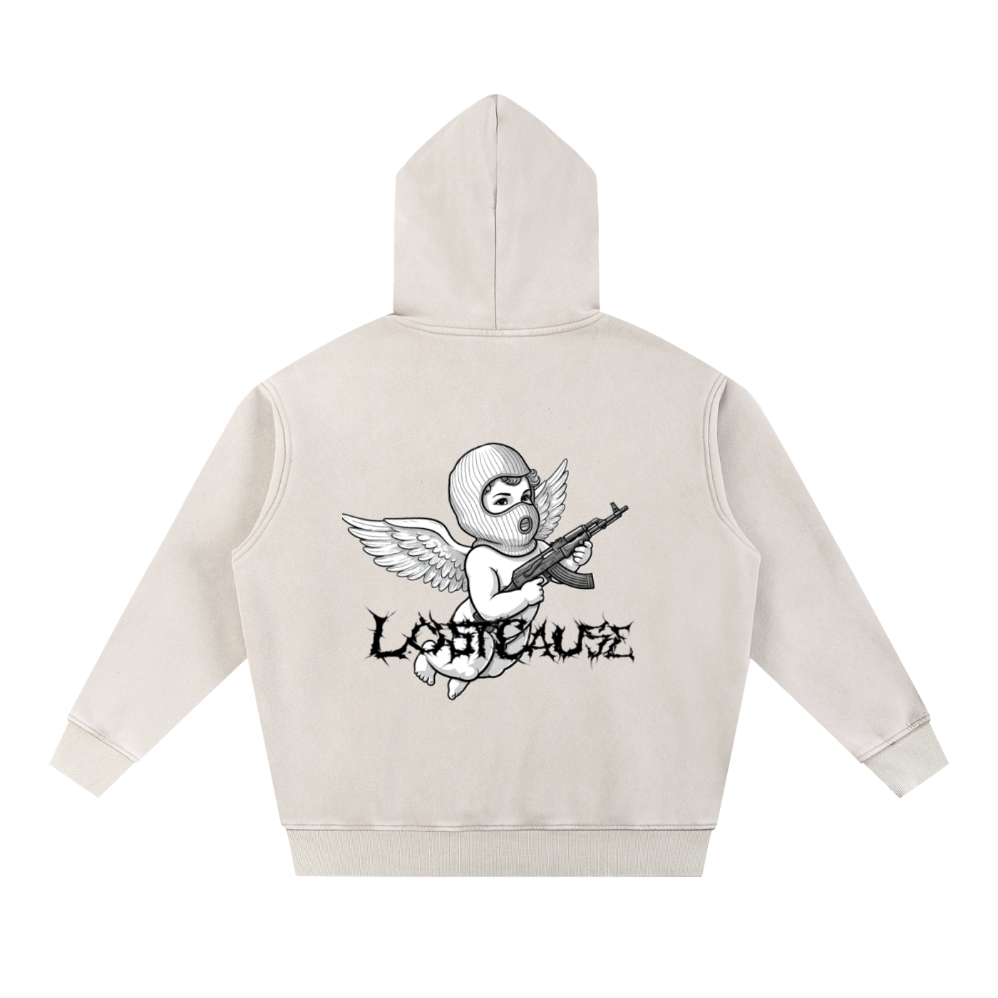 Snow Wash Fleece Oversize Hoodie - FALLEN