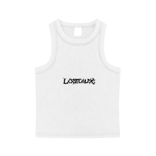 Snow Washed Tank Top - Ripped Apart