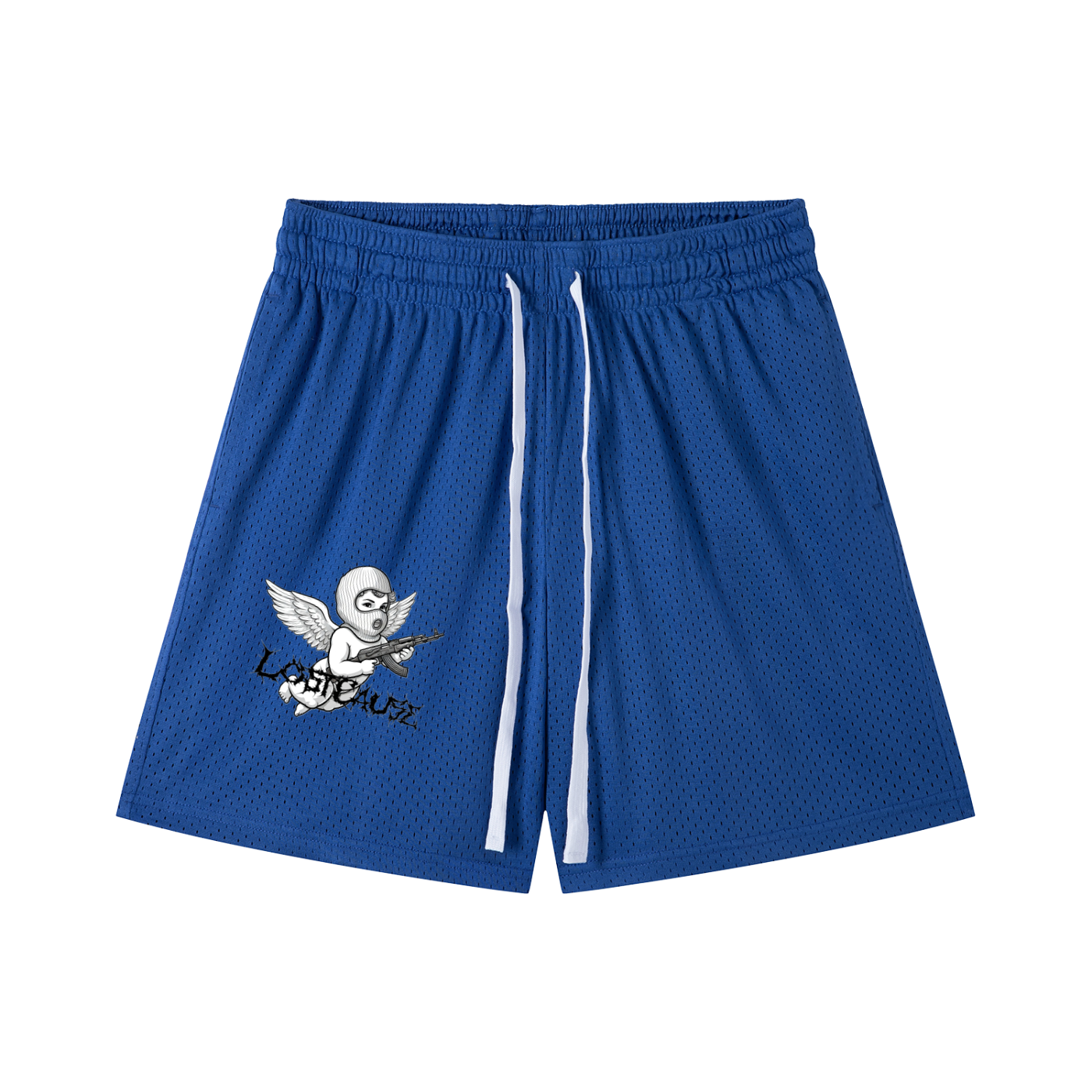 Mesh Drawstring Shorts - FALLEN