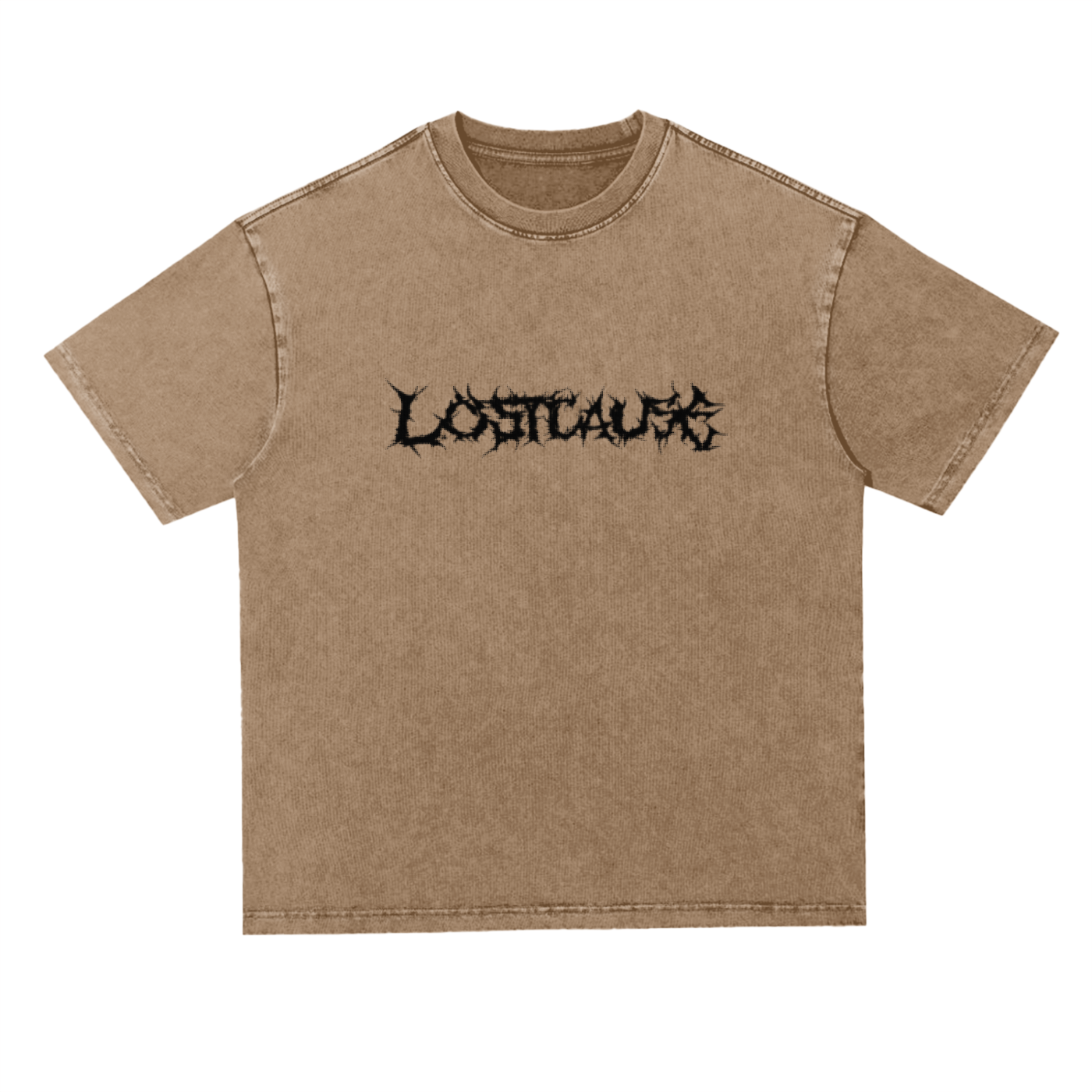 Snow Washed Heavyweight Oversize T-Shirt - FALLEN