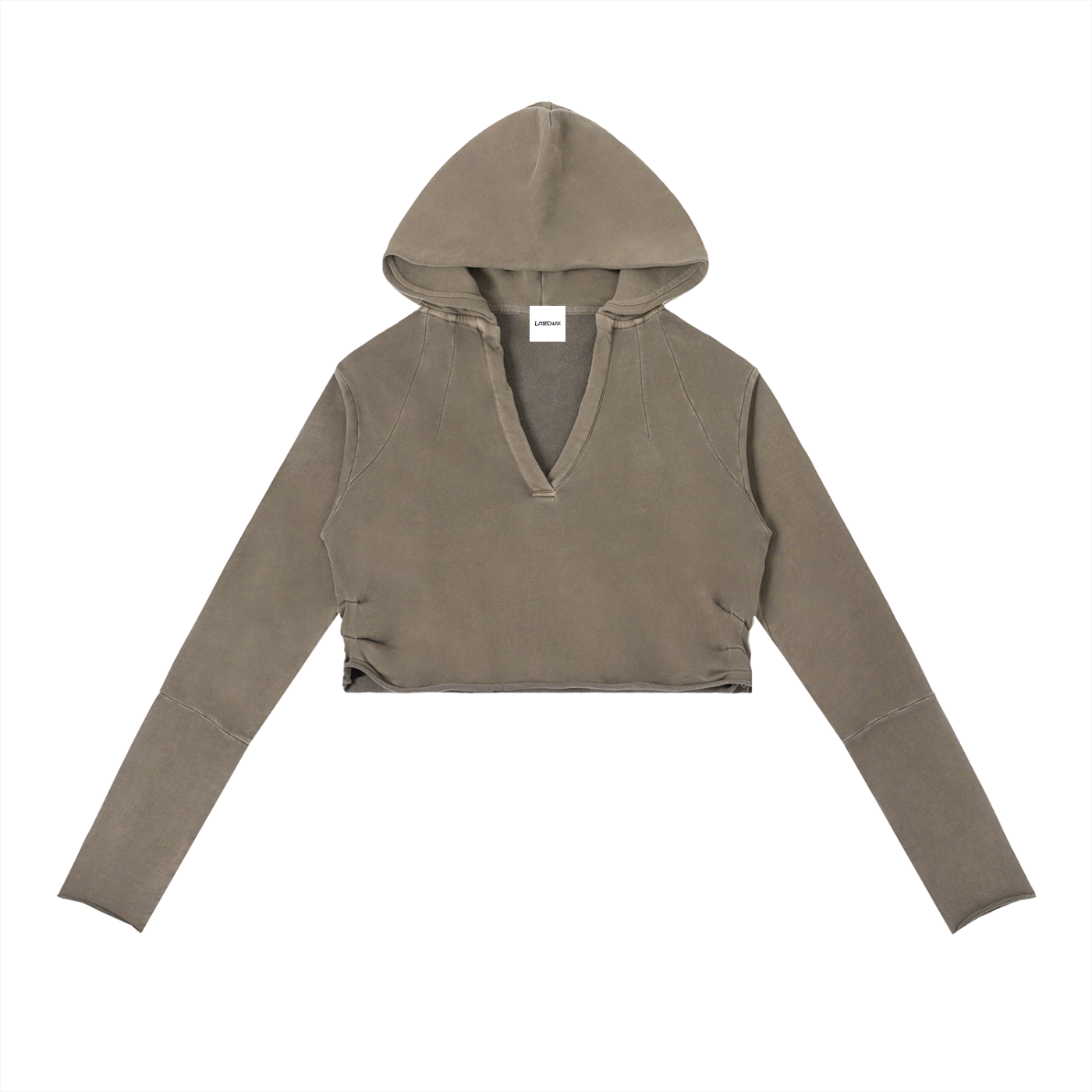Vintage Washed Raw Edge Hoodie - DRIIP