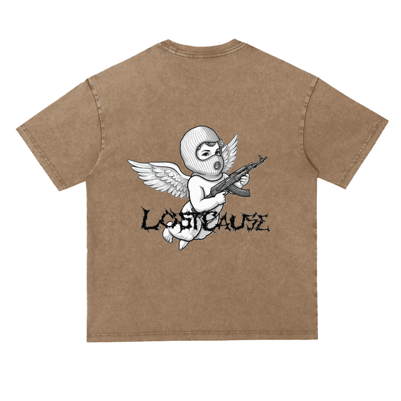 Snow Washed Heavyweight Oversize T-Shirt - FALLEN