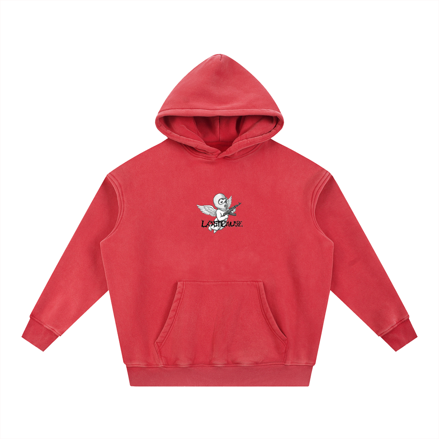 Snow Wash Fleece Oversize Hoodie - FALLEN