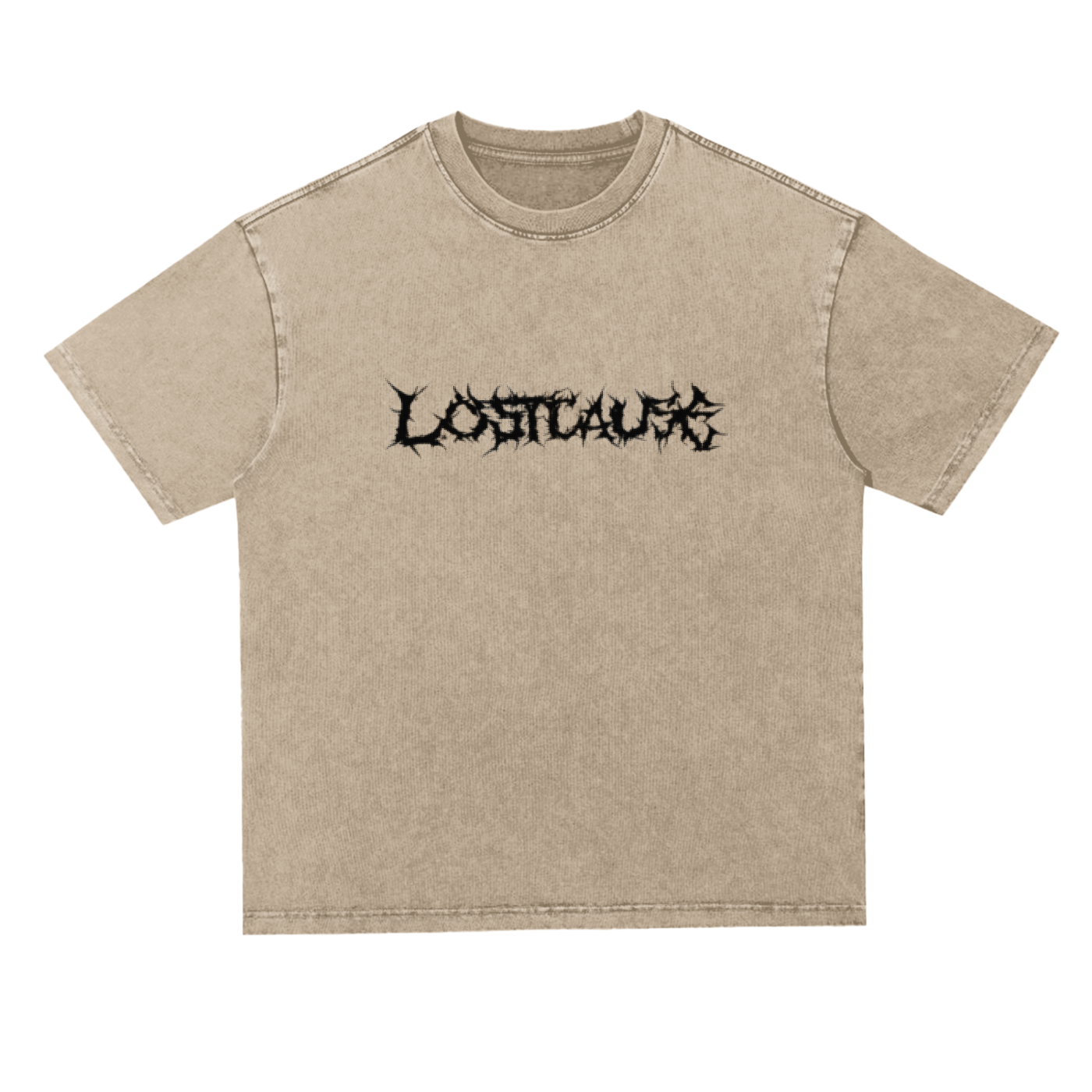 Snow Washed Heavyweight Oversize T-Shirt - FALLEN